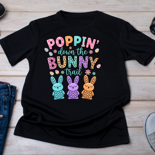Poppin down the bunny trail UV DTF/DTF TRANSFER