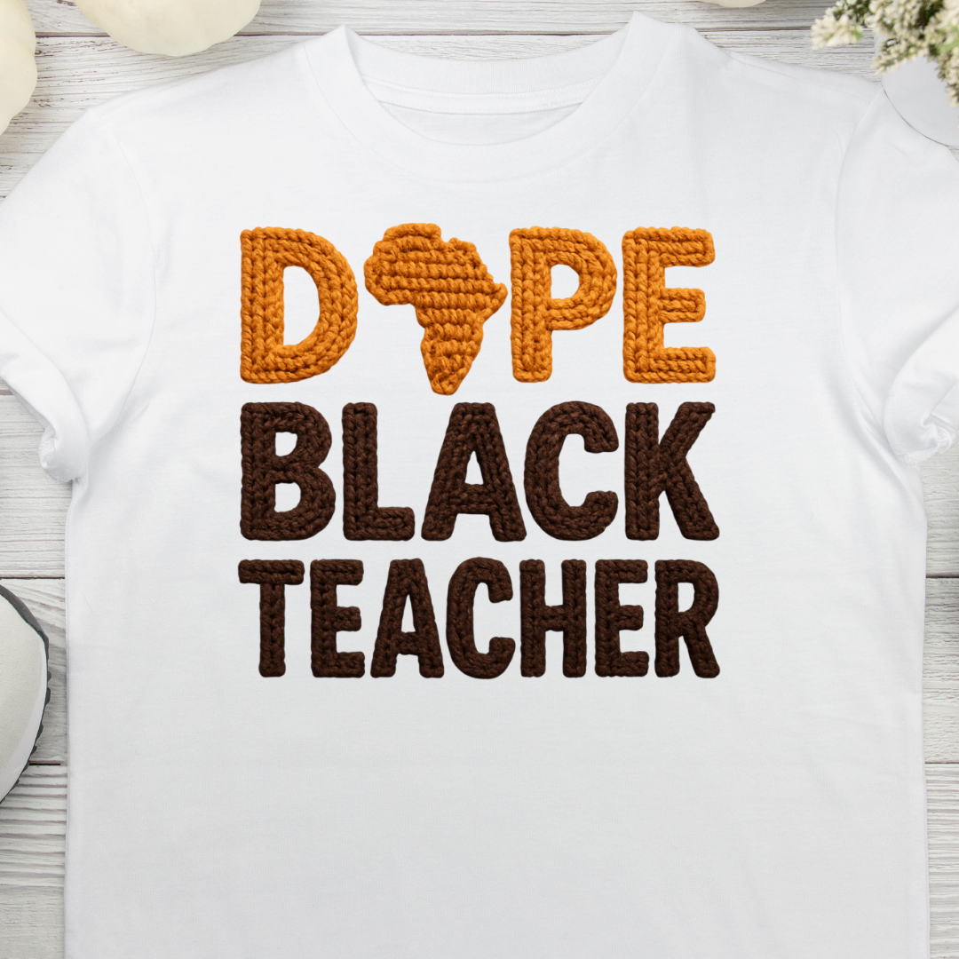 Queen Black Teacher UV DTF/DTF TRANSFER
