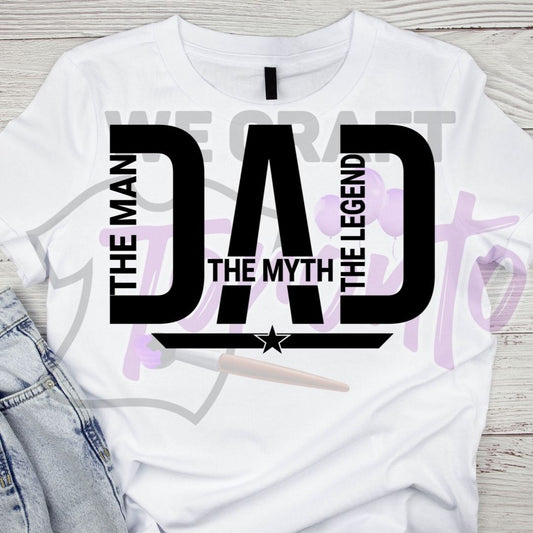 DAD (IRON ON TRANSFER SHEET ONLY) (Copy)