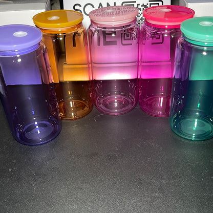 Blank jelly libby glass cup