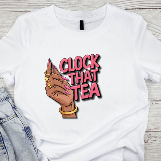 Clock That Tea 1 UV DTF/DTF TRANSFER