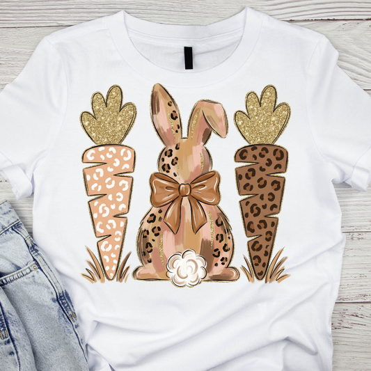 Bunny with carrots UV DTF/DTF TRANSFER