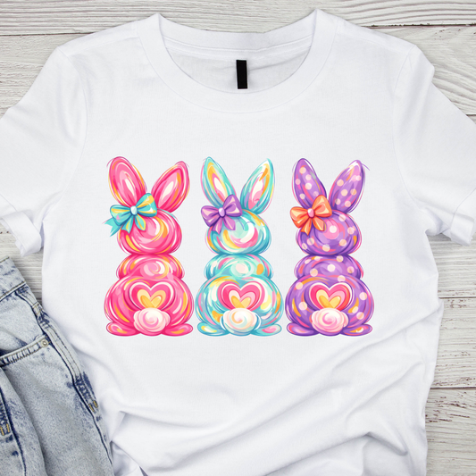 Easter bunny waterpaint UV DTF/DTF TRANSFER