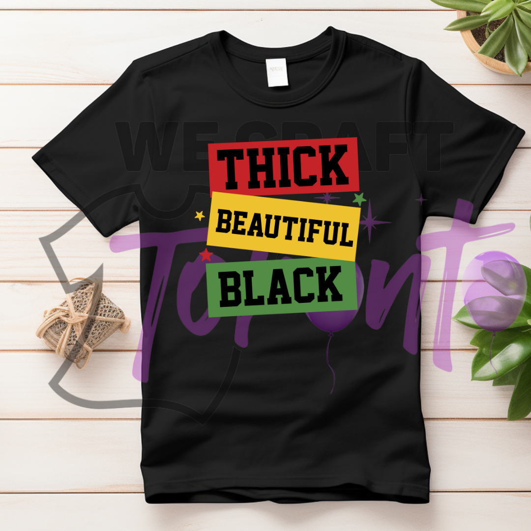 Thick beautiful black DTF transfer (IRON ON TRANSFER SHEET ONLY)