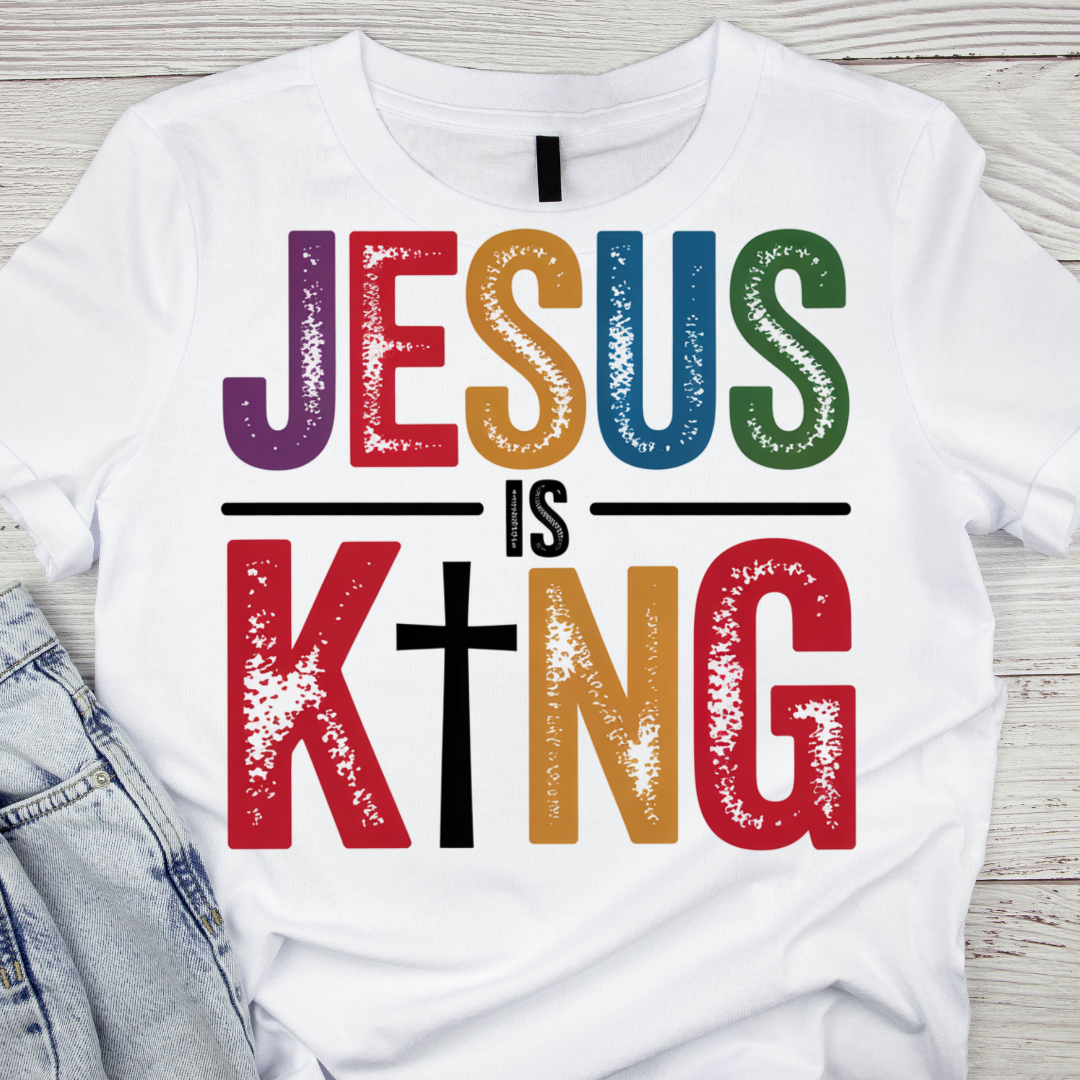 Jesus is king UV DTF/DTF TRANSFER