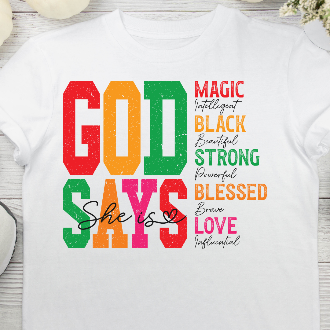 God Loves Everybody UV DTF/DTF TRANSFER
