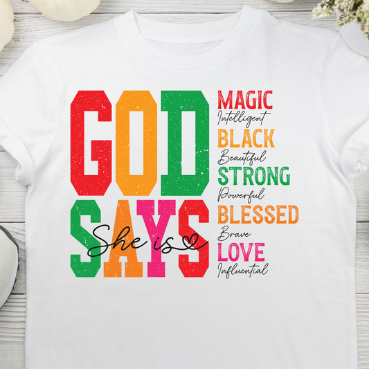 God Loves Everybody UV DTF/DTF TRANSFER