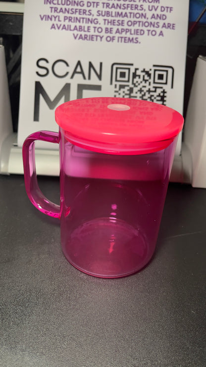 Blank jelly libby glass mug