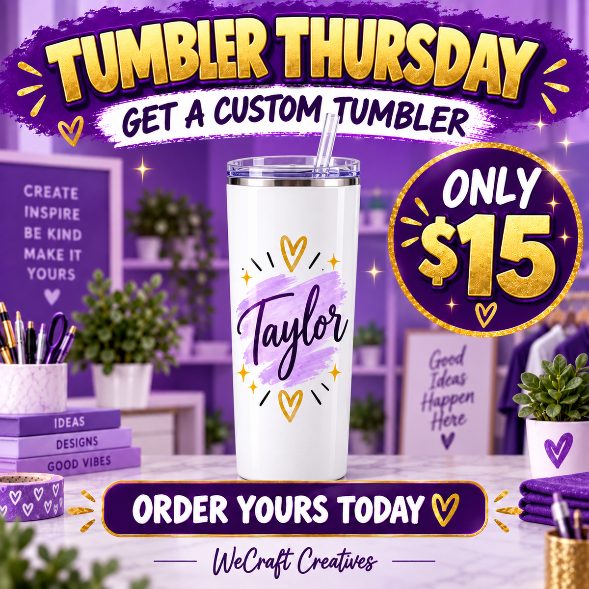 Tumbler Thursday – Custom Tumbler
