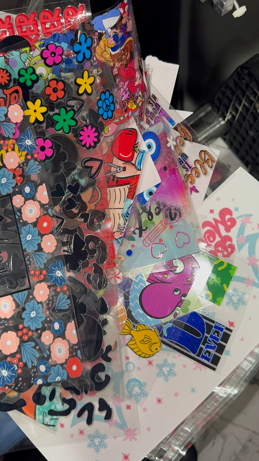 DTF Transfer Grab Bag | UV DTF Transfers, Cups & More – Mystery Bundle