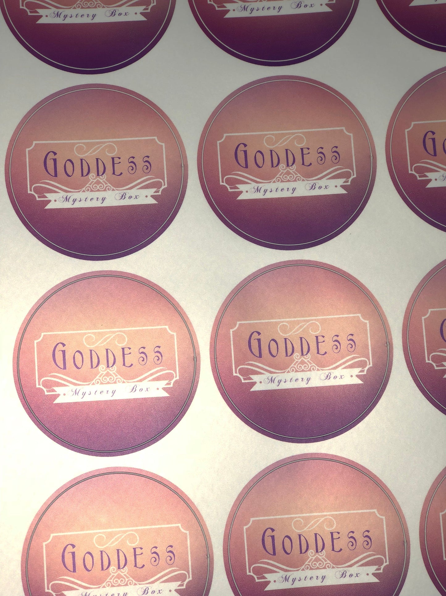 Oval Stickers
