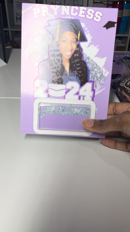 Graduation money card