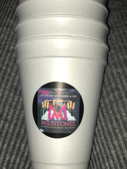 Personalize styrofoam cups ￼